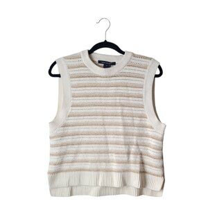 French Connection Ladies Sleeveless Crochet Sweater